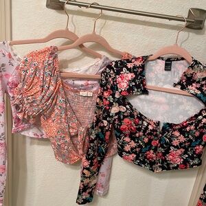 ALL FLORAL TOPS FROM MY PAGE